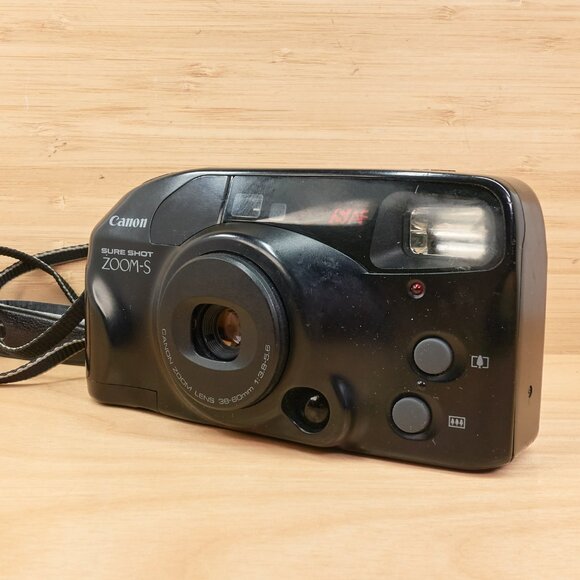 Vintage Canon Sure Shot Zoom-S / 35mm Film Camera / Tested & Working - Picture 2 of 11